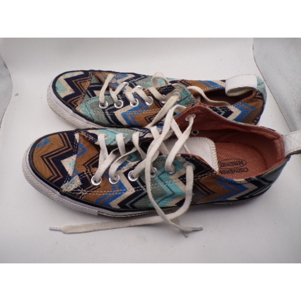 Converse Missoni Chuck Taylor All Star Low Top Zigzag Chevron Sneakers  Womens 8